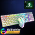 Conjunto luminoso de teclado e mouse Kuiying T6RGB