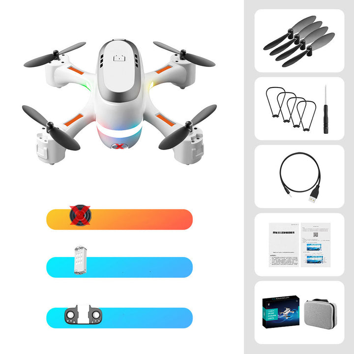 Mini Avião de Controle Remoto LED Gradiente de Fotografia Aérea