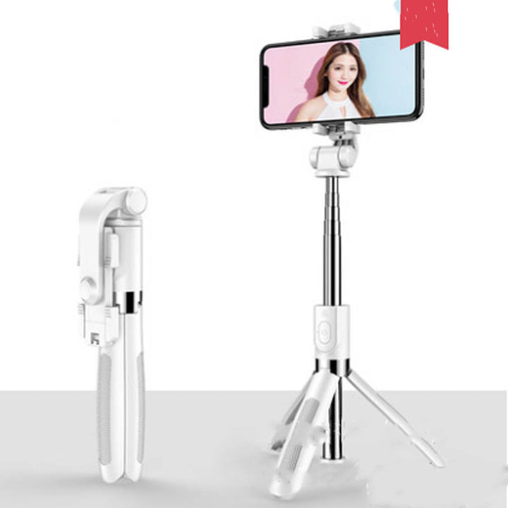 tripé Selfie Stick Mobile Universal Live Triangle Bracket One Bluetooth