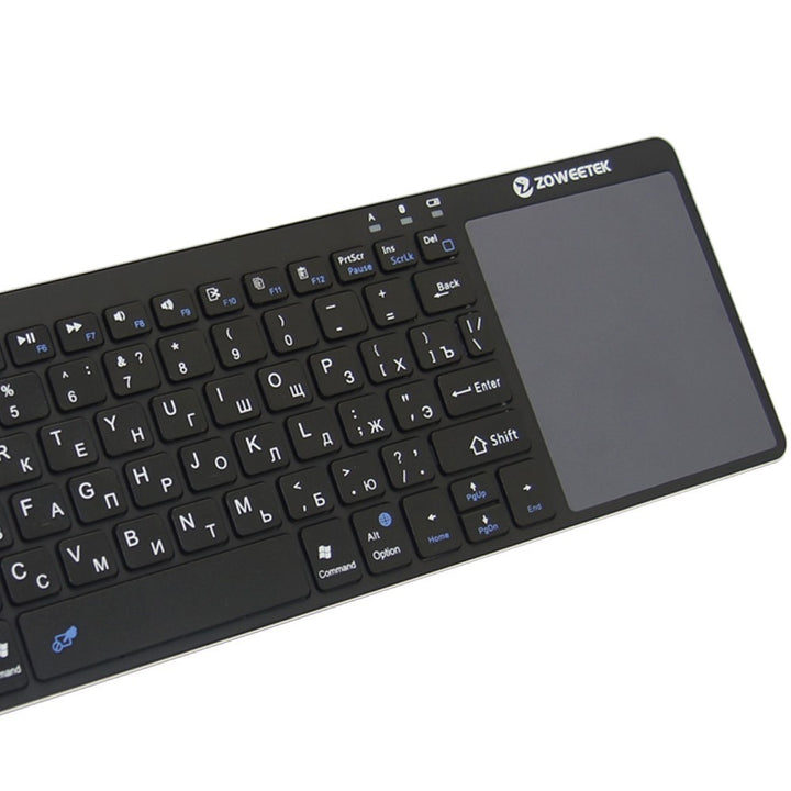 mini teclado sem fio bluetooth russo inglês espanhol