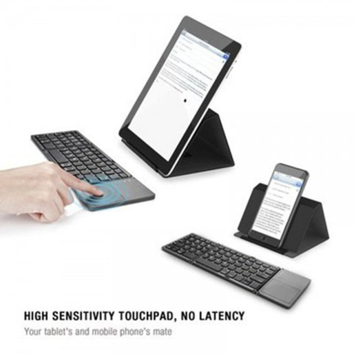 Teclado Bluetooth dobrável