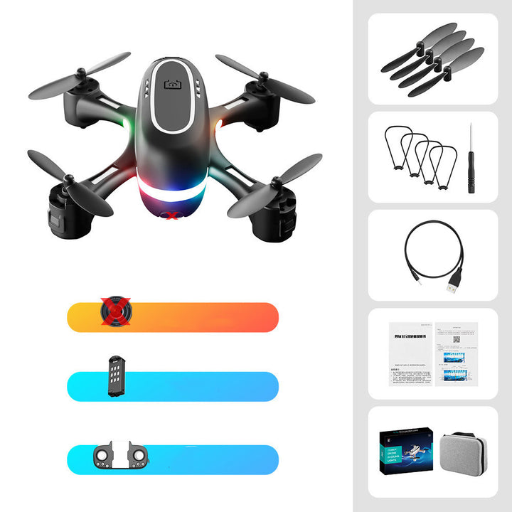 Mini Avião de Controle Remoto LED Gradiente de Fotografia Aérea