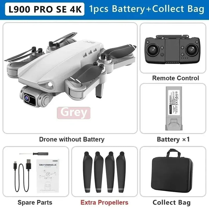 L900 Pro SE MAX GPS Drone 4K Câmera Dual HD Profissional 5G WIFI 360°