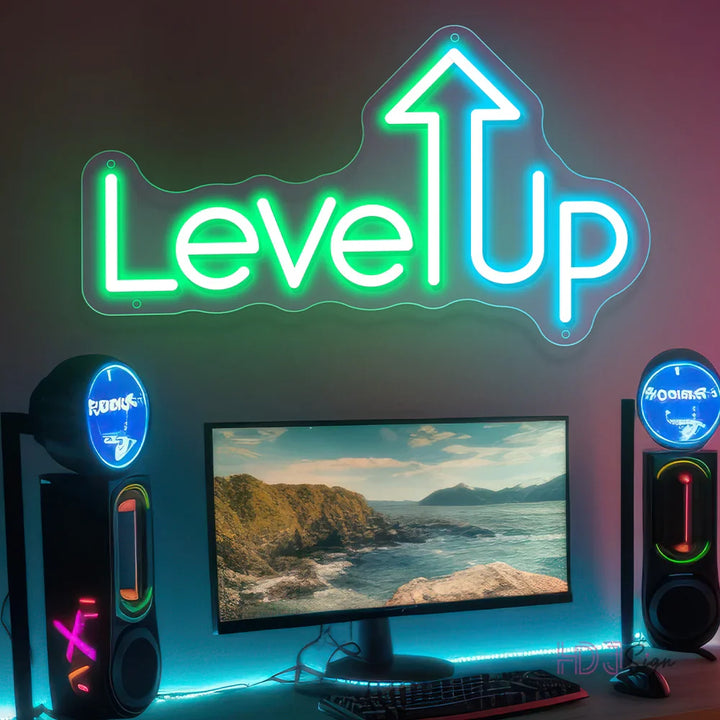 Gaming Neon Led Sign Bedroom Wall Decora Game Room Neon Lights Sign USB Party Bar Club Gamer Room Decoration Neon Night Lights