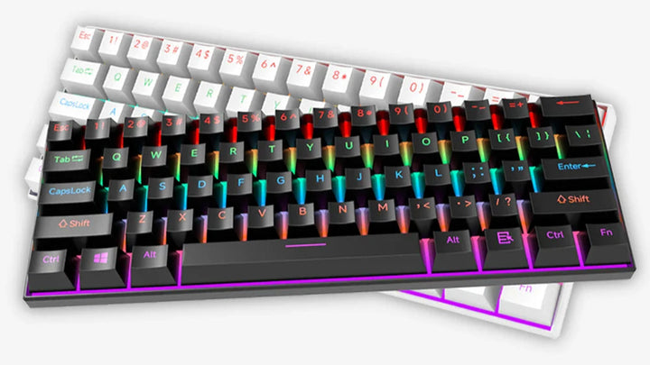 CASEPOKE Mechanical Keyboard 61 Keys Blue Switch Red Switch Brown Switch Hot Swap Keyboard Office Accessories Gaming Keyboard