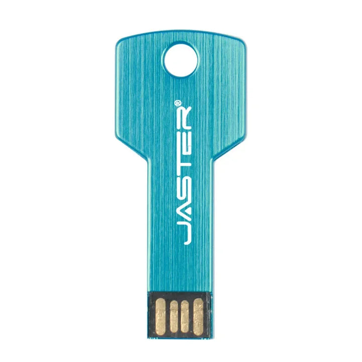 Pen drive usb 2.0 em forma de chave, pen drive à prova d'água 4gb 8gb 16gb 32gb 64gb