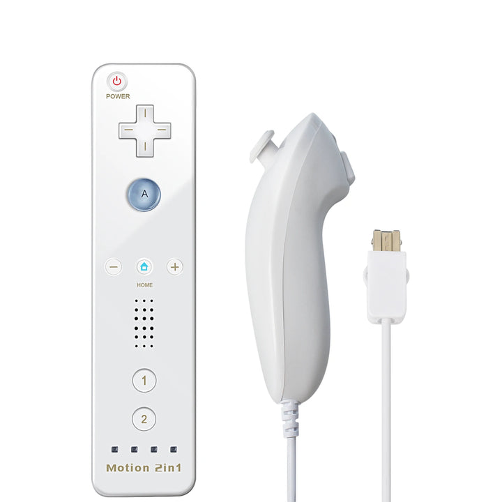 Conjunto de controle 2 em 1 para Nintendo Wii Motion Plus