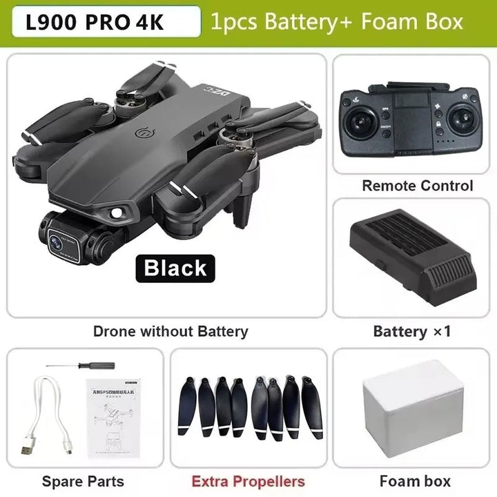 L900 Pro SE MAX GPS Drone 4K Câmera Dual HD Profissional 5G WIFI 360°