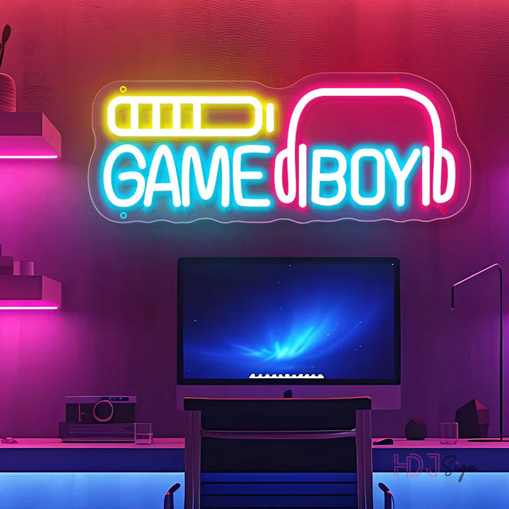 Gaming Neon Led Sign Bedroom Wall Decora Game Room Neon Lights Sign USB Party Bar Club Gamer Room Decoration Neon Night Lights