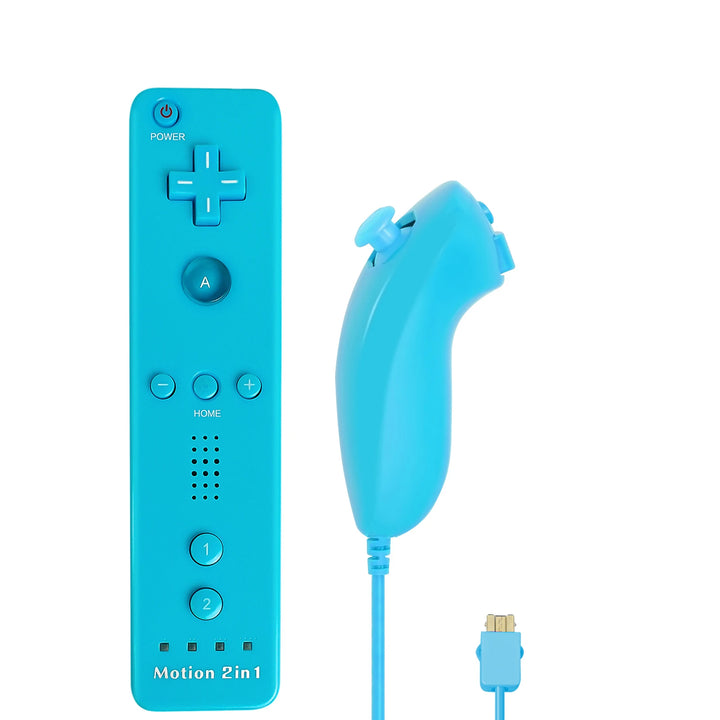 Conjunto de controle 2 em 1 para Nintendo Wii Motion Plus