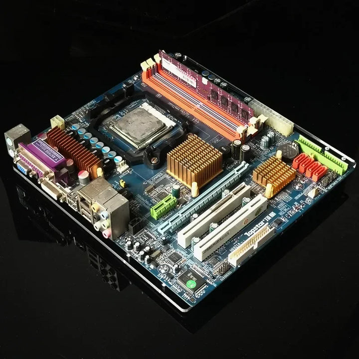 Caso de computador acrílico transparente placa única placa principal do computador diy modificação suporte itx atx placa tipo e m-atx