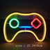 Game Icon Shape Neon Light LED Neon Lamp USB Powered Neon Sign for Bedroom Children Bar KTV Gaming Zone Party Wall Holiday Decor