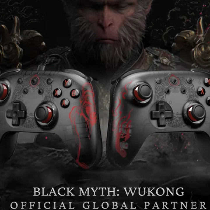 gamepads pc preto mito wukong final 2c controlador de jogos sem fio ou com fio windows 10 11 vapor raspberry pi android