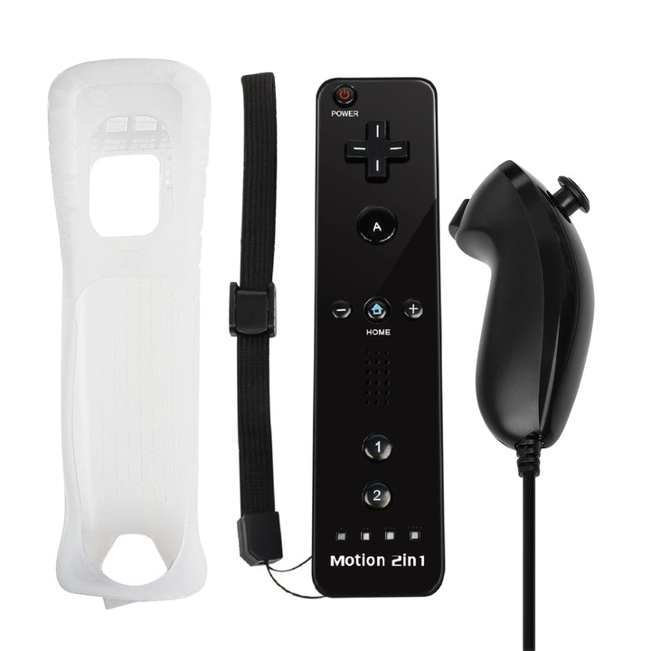 Conjunto de controle 2 em 1 para Nintendo Wii Motion Plus