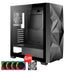 Antec DF800 FLUX PC Case Caixa lateral de vidro ATX Mid Tower Support 360 Water Cooled Side Computer Case com 5 peças