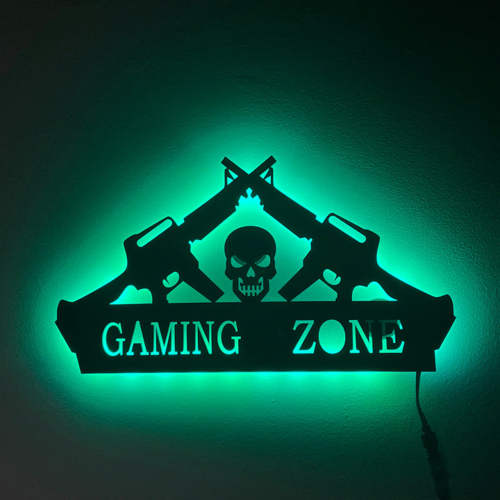 Customized Skull Silhouette Acylic Gaming LED Neon Sign, Manga Wall Lamp Plaques,Cool Birthday Gift,RGB Night Light Art Lamp