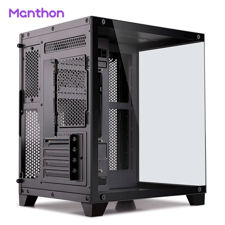 Newest for M-Atx Itx Tower Gaming Computer Pc Case With Full View Tempered Glass Gaming PC Case Gaming Computer Case 