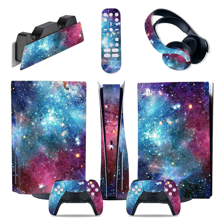 Conjunto de adesivos PS5 para console de jogos adesivo de corpo inteiro