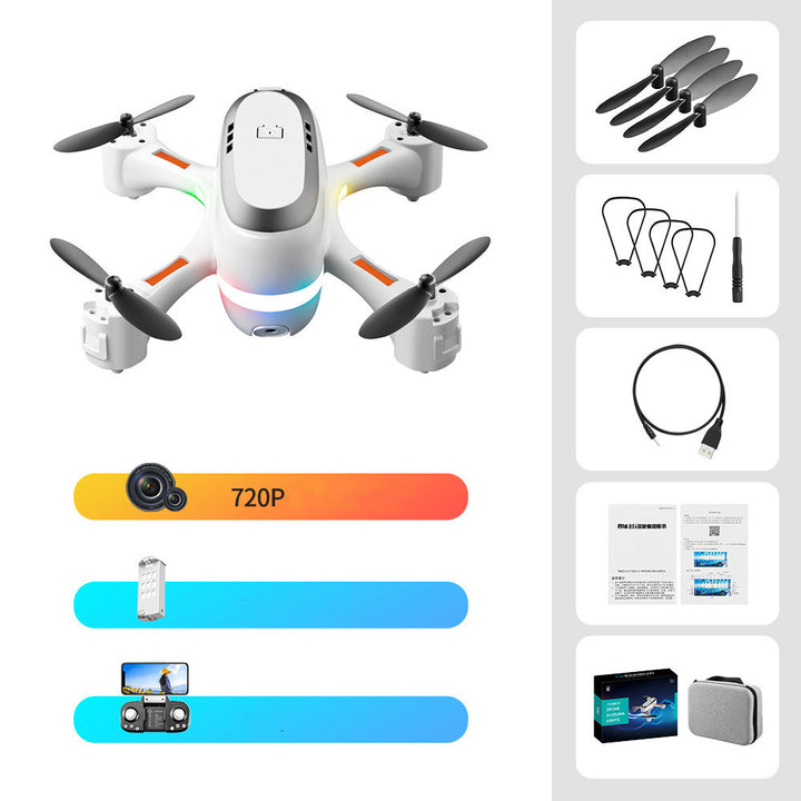 Mini Avião de Controle Remoto LED Gradiente de Fotografia Aérea